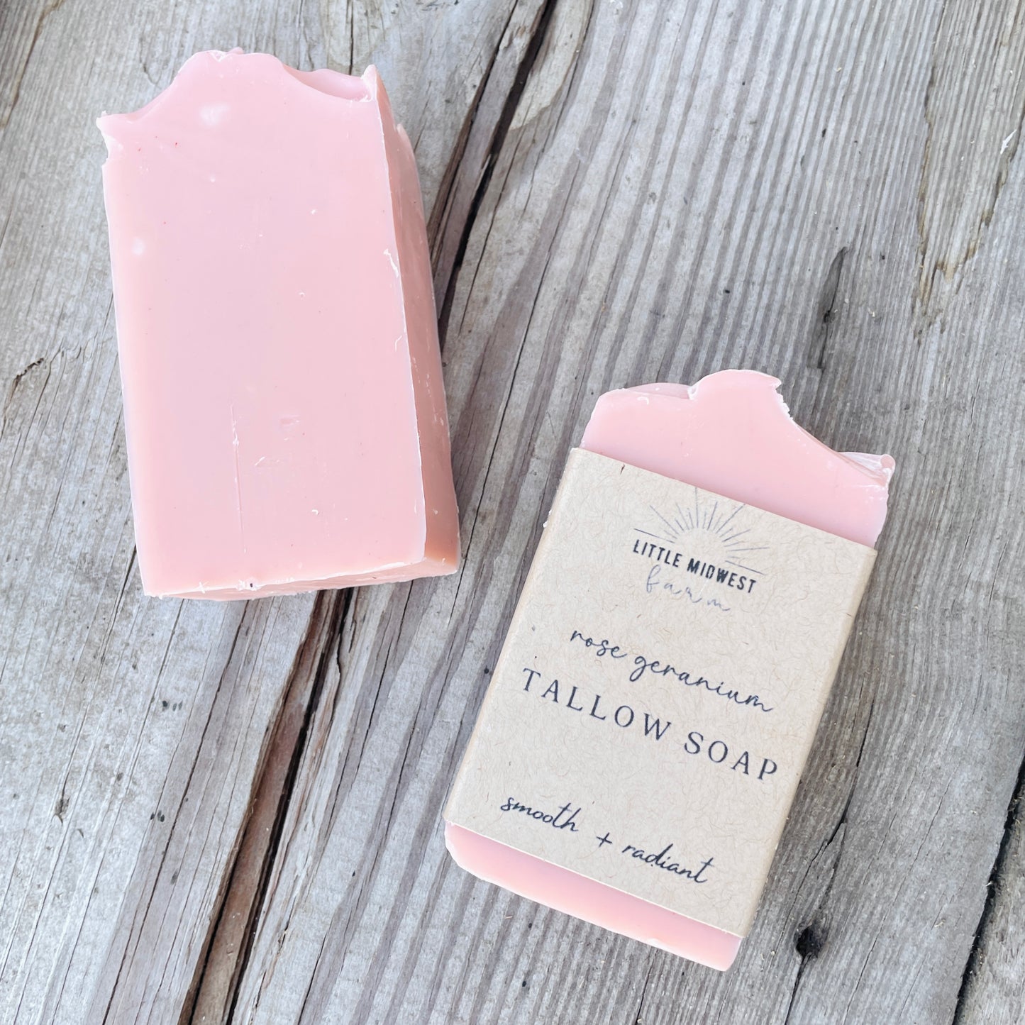 Rose Geranium Tallow Soap